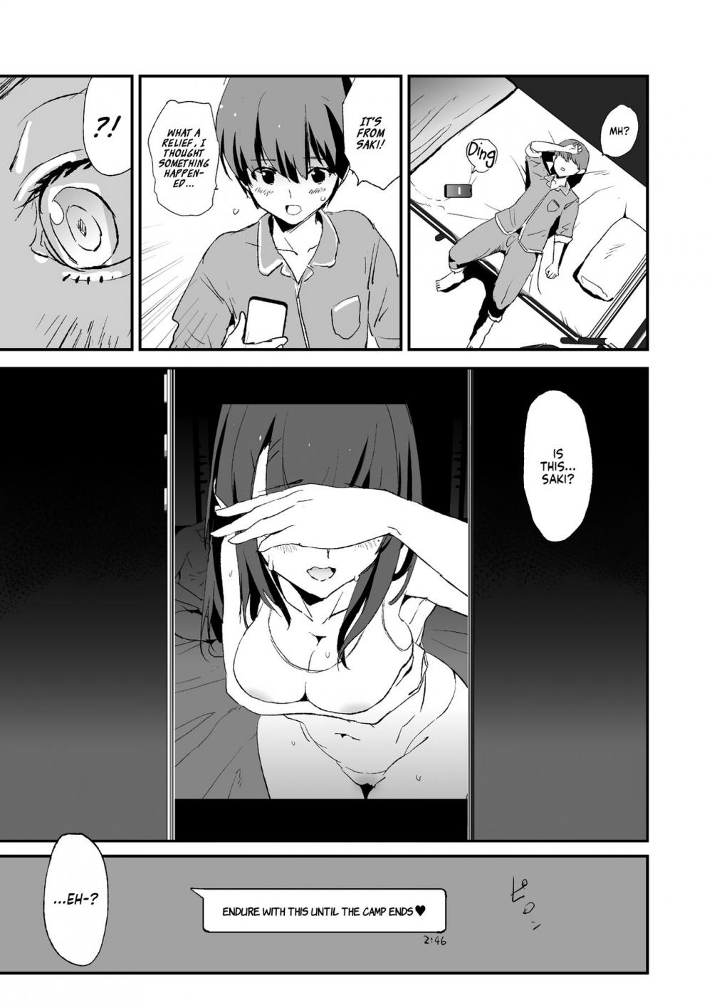 Hentai Manga Comic-It seems your girlfriend is going to the cock sleeve camp-Read-38